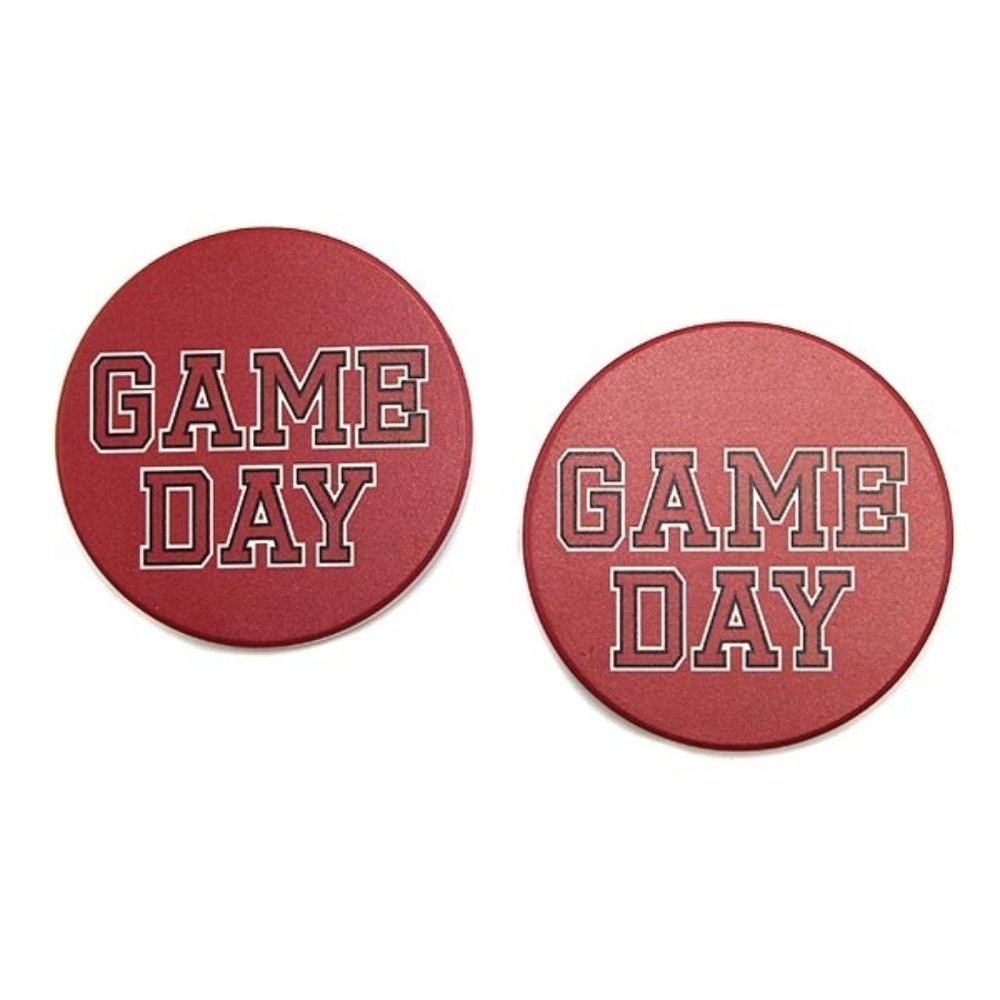 Tipi Car Coasters set of 2 Game Day
